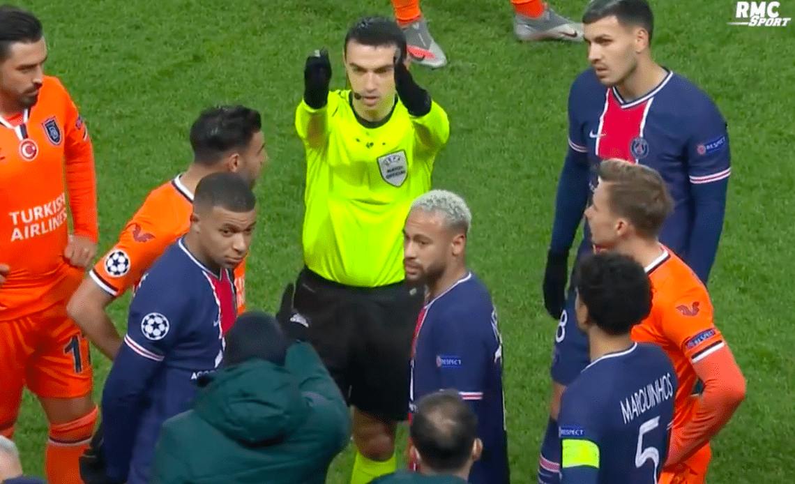 Ligue des Champions: Lors de la rencontre PSG-BASAKSEHIR, les joueurs quittent le terrain après des propos racistes
