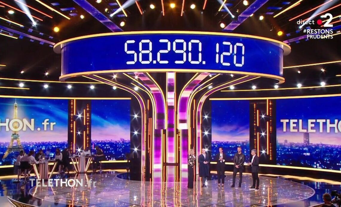 Le Téléthon récolte 58,29 millions d'euros