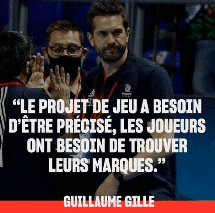 Le sélectionneur de l'équipe de Handball masculine, Guillaume Gille, à propos du match France Serbie (05.01.2021)