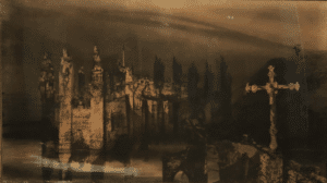 Victor Hugo, Le Burg à la Croix (1850), © Valentin Thibier