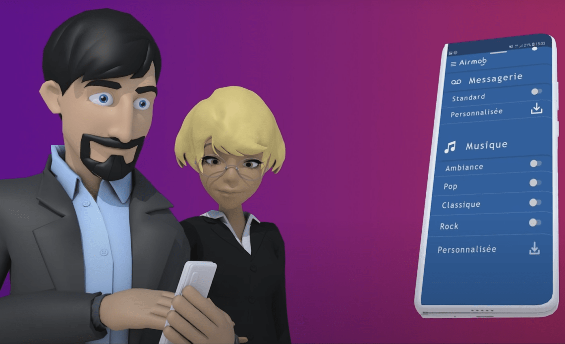 airmob forfait téléphonie internet pro