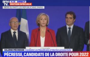 Valérie Pécresse LR candidate présidentielle 2022 Macron