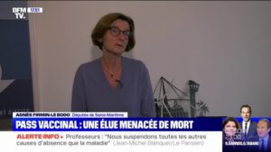Agnes firmin le bodo menacée de mort décapitation pass vaccinal politique réactions