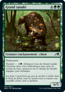 Tanuki Kamigawa la dysnatie Néon