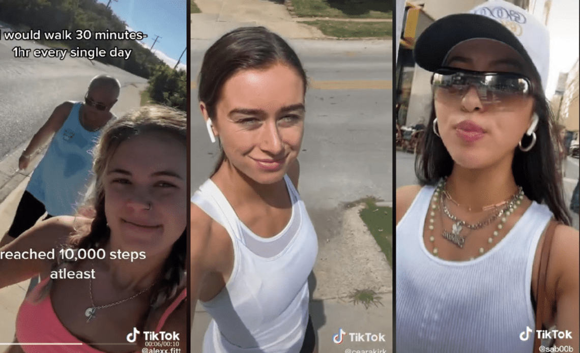 hot Girl walk trend TikTok