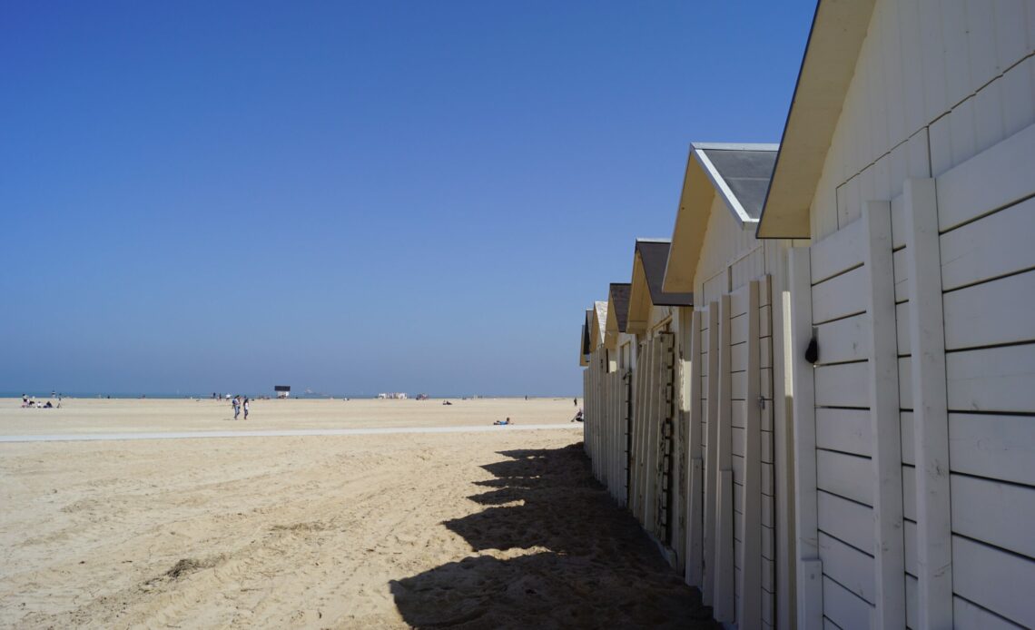 plage Ouistreham carte postale le restaurant Costa