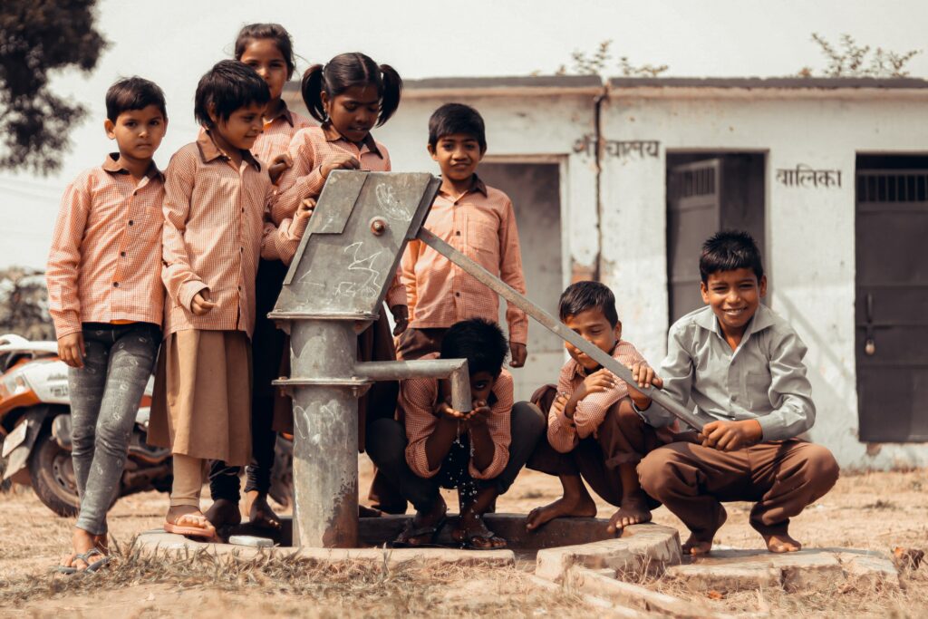 Enfants en Inde