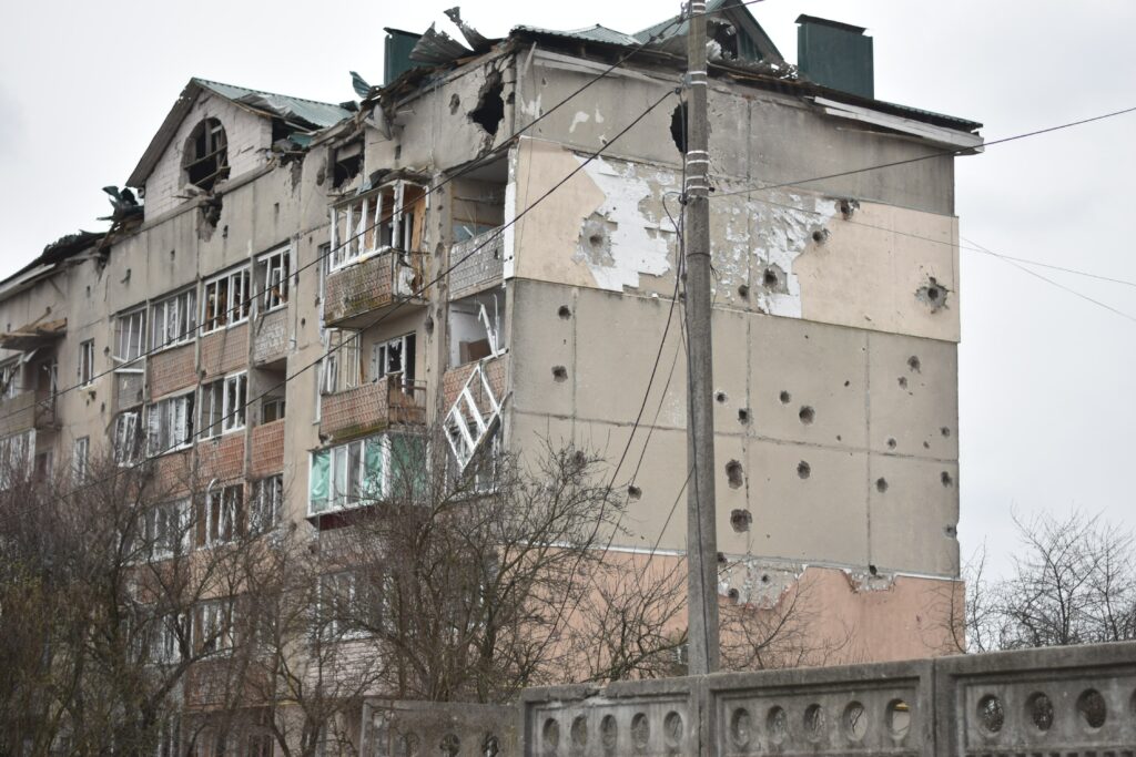 Immeuble, ukraine, étudiant, international, études