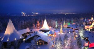 Village du Père Noël à Romanievi en Finlande.