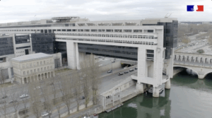 Photo aérienne de Bercy, le ministère de l'Économie, des Finances et de la Souveraineté industrielle