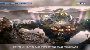Image promotionnelle du futur parc Dragon Ball
